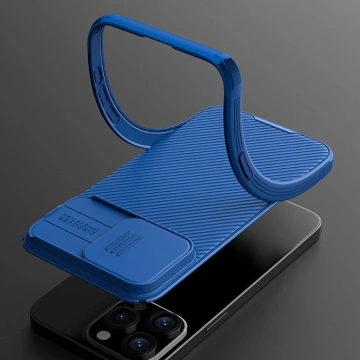 Pancerne etui Nillkin CamShield Pro Magnetic Case do iPhone 15 z osłoną na aparat - zielony