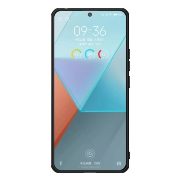 Nillkin Super Frosted Shield Pro Hülle für Xiaomi Redmi Note 13 Pro 5G / Poco X6 5G – Schwarz