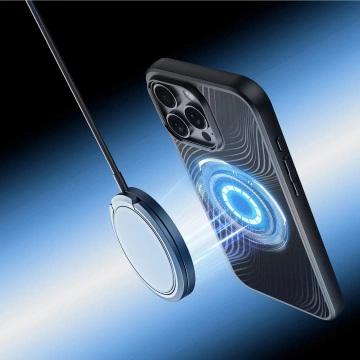 Etui do iPhone 16 Dux Ducis Aimo Mag z MagSafe - Czarny