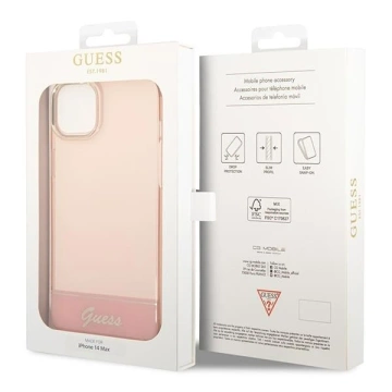 Etui Guess GUHCP14MHGCOP do Apple iPhone 14 Plus 6,7" różowy/pink hardcase Translucent