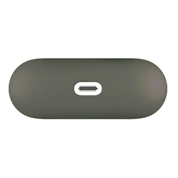 Etui ochronne na słuchawki UNIQ etui Lino do Apple AirPods Pro Silicone szary/grey moss