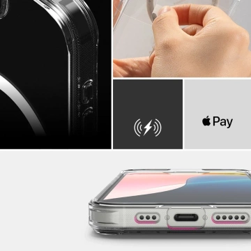 Etui do iPhone 16e Ringke Fusion Magnetic MagSafe Clear