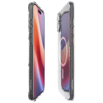 Hülle für iPhone 16 Plus Spigen Liquid Crystal Mag Magsafe Schutzhülle klar