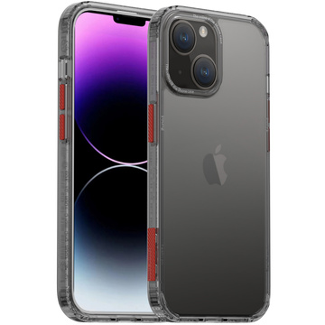 Etui na telefon Alogy Protective Case obudowa ochronna do Apple iPhone 14 Plus Czarno-przezroczyste + Szkło