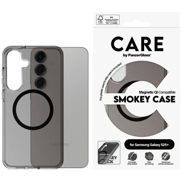 Etui do Samsung Galaxy S25+ CARE by PanzerGlass Flagship Urban Combat Black QI