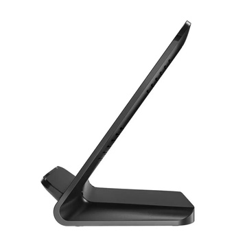 Ładowarka indukcyjna Podstawka z ładowaniem bezprzewodowym Qi Wireless Charger 15W do telefonu Czarna