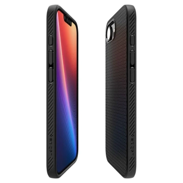 Etui für iPhone 16e Spigen Liquid Air Mattschwarz