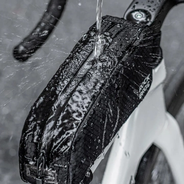 Rockbros 0.9l wasserdichte Fahrradtasche für Rahmen-Oberrohr - Schwarz