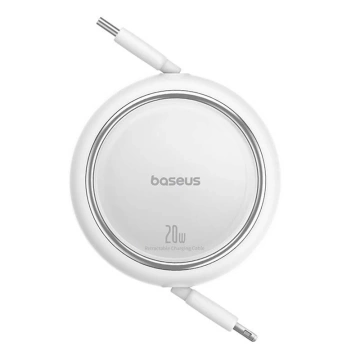 Baseus Free2Pull USB-C-Kabel für iP 20 W 1 m (Weiß)