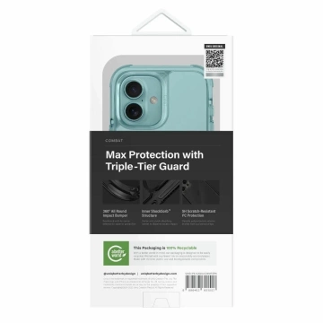Etui do iPhone 16 UNIQ Combat MagClick Zielone Pancerne