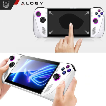 2x Szkło hartowane do Asus ROG Ally na ekran konsoli Alogy Screen Protector Pro+ 9H
