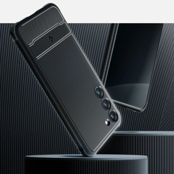 Etui na telefon Spigen Rugged Armor do Samsung Galaxy S23+ Plus Matte Black