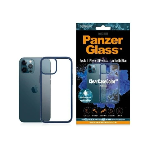 Etui PanzerGlass ClearCase für iPhone 12 Pro Max True Blue AB