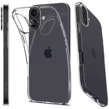 Etui do iPhone 16 Spigen Liquid Crystal obudowa ochronna case na telefon Crystal Clear