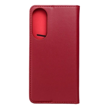Kabura Smart Pro Book do Samsung S25 Edge Skórzana Bordowa