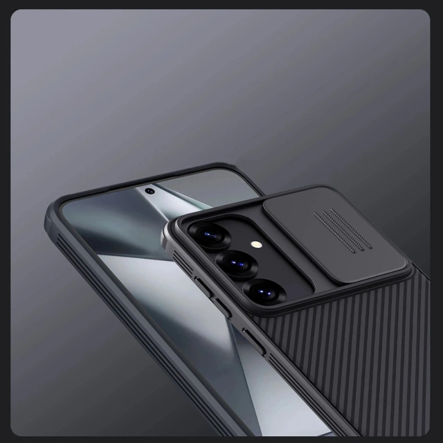Hülle für Samsung Galaxy S25 Nillkin CamShield Pro Schwarz