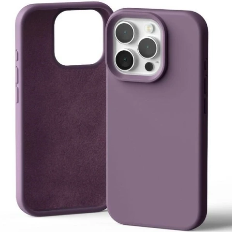 Etui Mercury Silicone do iPhone 16 Pro 6,3" Fioletowy