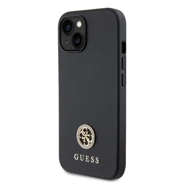 Etui Guess GUHCP15MPS4DGPK do iPhone 15 Plus 6.7" hardcase Strass Metal Logo czarny/black 