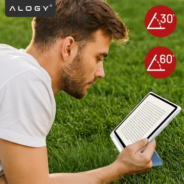Etui do Apple iPad 11gen. 11" 2025 / 10gen. 10.9" 2022 Ochronne Hybrydowe z Miejscem na Rysik, Składana Okładka, Funkcja Podstawki, Alogy HybridBook™ Case  – Błękitne