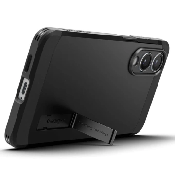 Etui do Samsung Galaxy S25 Edge Spigen Tough Armor MagSafe Czarne