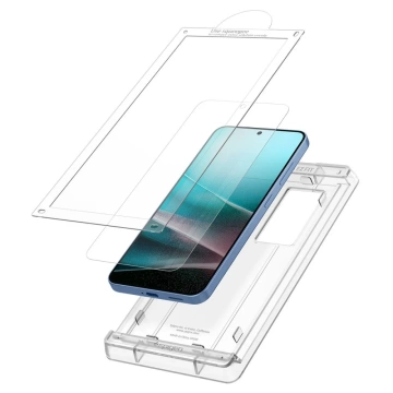 Hybridglas für Samsung Galaxy S25 Spigen Elite Shield "EZ Fit" HD Clear