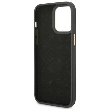Etui Guess GUHCP14XHG4SHK do Apple iPhone 14 Pro Max 6,7" czarny/black hard case 4G Vintage Gold Logo