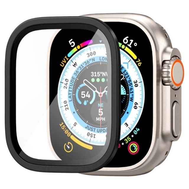 Szkło hartowane spigen glas.tr slim pro apple watch ultra (49 mm) black