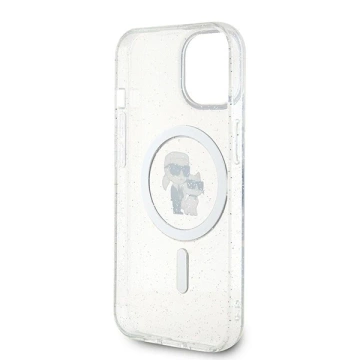 Etui Karl Lagerfeld KLHMP15SHGKCNOT für iPhone 15 6,1" transparentes Hardcase Karl