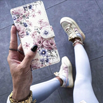 Etui Wallet do Redmi 14C / POCO C75 Tech-Protect Blossom Flower