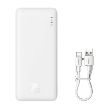 Baseus Airpow 10000 mAh 20 W Powerbank Weiß