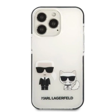 Schutzhülle Karl Lagerfeld KLHCP13LTPEKCW für Apple iPhone 13 Pro / 13 6.1" Hardcase weiß/weiß Karl