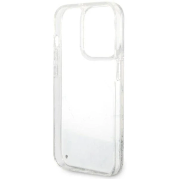 Etui Guess GUHCP14LLCSGSGH do iPhone 14 Pro 6.1" hardcase Liquid Glitter Marble