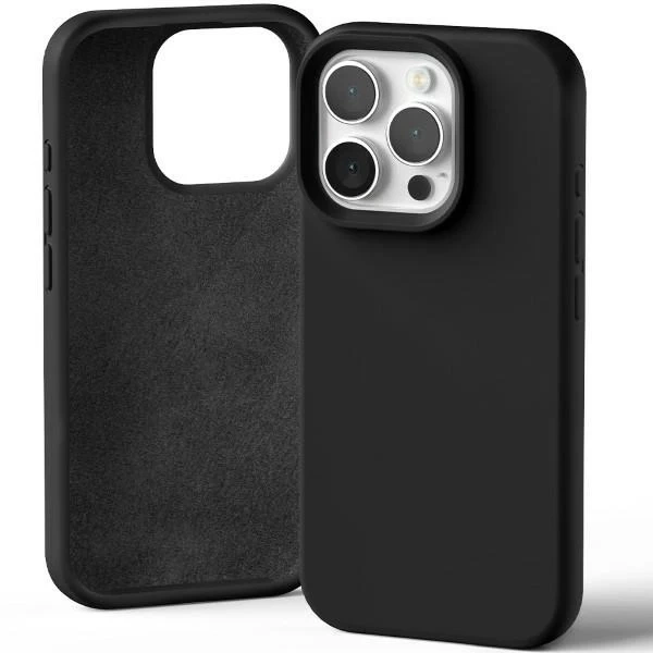 Etui Mercury Silicone do iPhone 16 Pro 6,3" Czarny