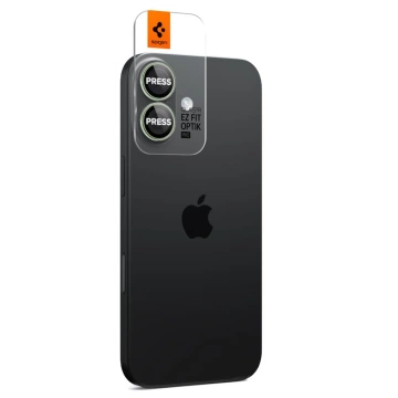 Osłona Aparatu Spigen Optik Pro Glas.TR EZ Fit iPhone 16/17 Green 2-Pack