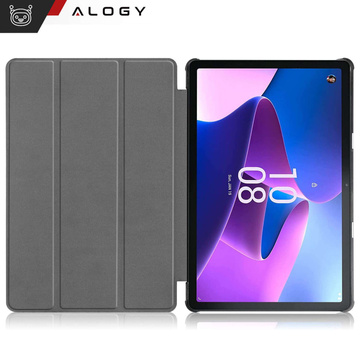 Etui Alogy Book Cover Case für Lenovo M10 3gen. 10,1 Zoll 2022 TB-328FU TB-328XU Granatowe