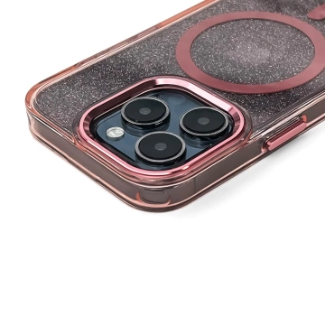 Etui do Samsung Galaxy S25 Wozinsky Glitter Różowe Brokatowe