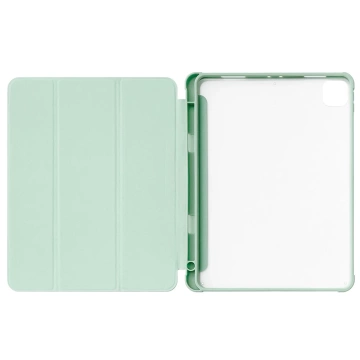 Stand Tablet Case etui Smart Cover pokrowiec na iPad Pro 12.9 2020 / 2021 / 2022 / iPad Air 13 2024 z funkcja podstawki zielony