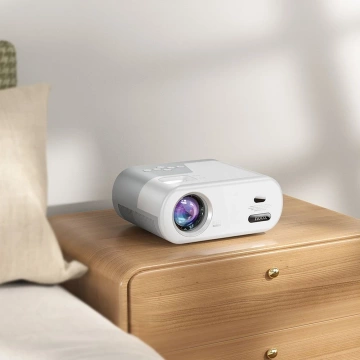 HOCO HD Ready DT2 Projektor Weiß Android, WLAN, Bluetooth, 720P