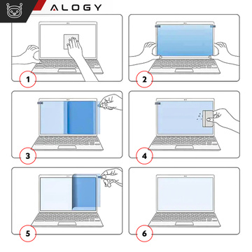 Matte Displayschutzfolie für MacBook Pro 13, Air 13 M1 Alogy Displayschutzfolie mit Anti-Blau-Filter