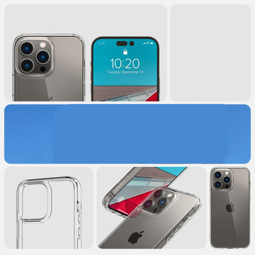 Etui obudowa case Spigen Ultra Hybrid do Apple iPhone 14 Pro Max Crystal Clear