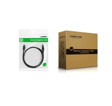 Kabel UGREEN Ethernet-Patchkabel RJ45 Cat 6 UTP 1000Mbps 1m schwarz (20159)