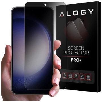 Szkło hartowane Prywatyzujące do Samsung Galaxy S23 matowa ochrona na ekran Alogy Privacy Glass