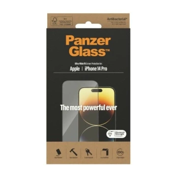 Szkło PanzerGlass Ultra-Wide Fit do iPhone 14 Pro 6,1" Screen Protection Antibacterial 2772