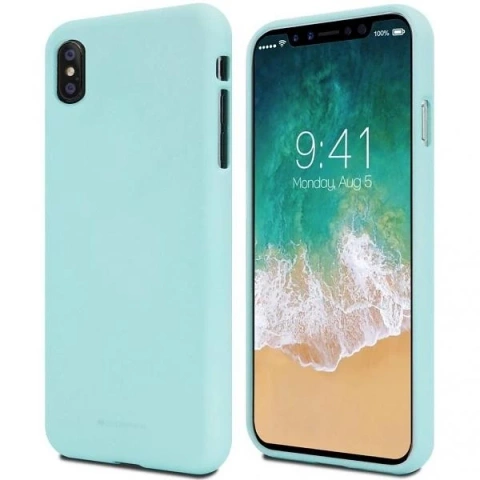 Mercury Soft Phone Case für iPhone 14 Pro Max mint/mint