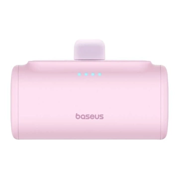 Powerbank Baseus Compact 5000mAh 20W USB-C Mini Szybkie Ładowanie Różowy
