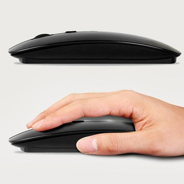Myszka mysz bezprzewodowa komputerowa Alogy Mouse Bluetooth do laptopa tabletu Czarna