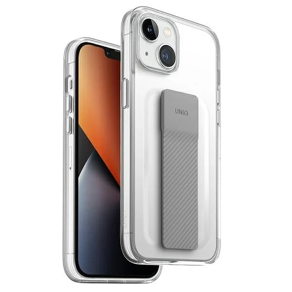 UNIQ Heldro Mount Handyhülle für Apple iPhone 14 6.1" transparent/lucent clear