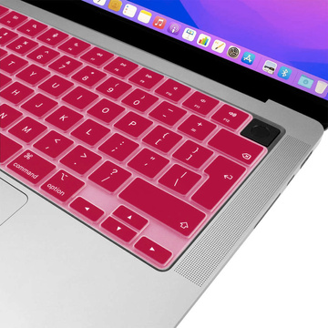 Nakładka ochronna Alogy silikonowa na klawiaturę do Apple Macbook Pro 14/16 M1 2021 Różowa