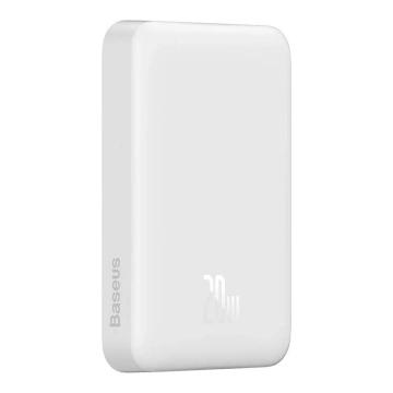 Baseus Magnetic Mini Powerbank 10000mAh 20W (weiß)
