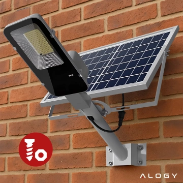 Lampa solarna Uliczna 1600W LED wodoodporna IP65 ścienna Alogy SolarBright 6000mAh do domu elewacyjna światło